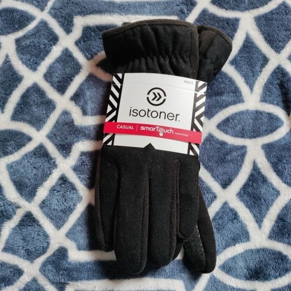 isotoner Accessories Isotoner Mens Gloves Smarttouch Technology